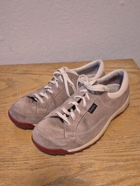 Simple Casual Suede Lace Up Fashion Sneakers Womens Shoes Size 7.5